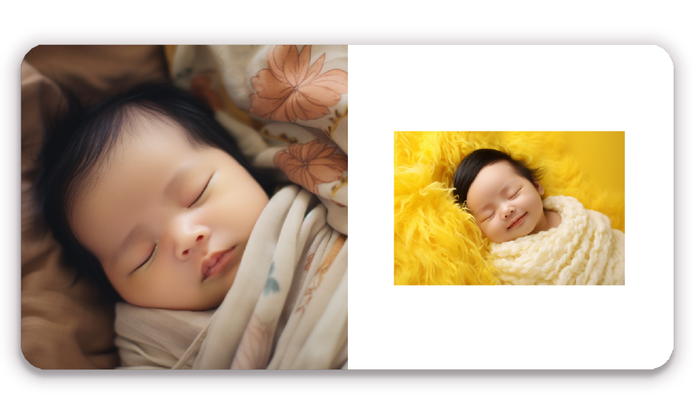 Sleeping Baby Layflat Book