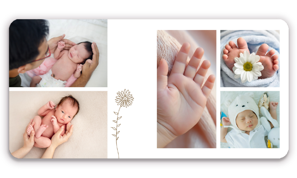 Sleeping Baby Layflat Book