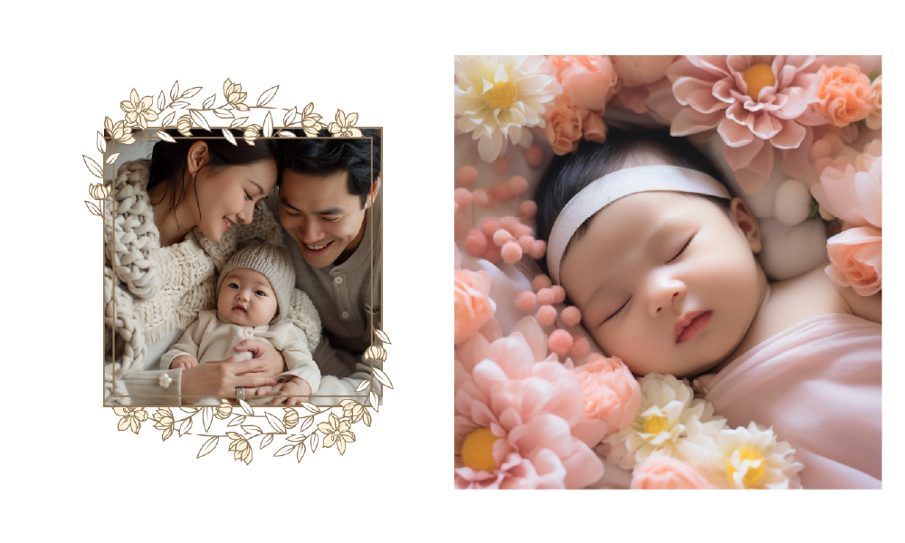 Sleeping Baby Layflat Book