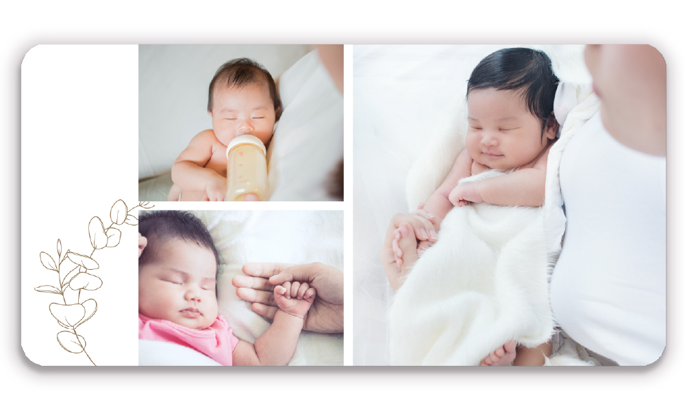Sleeping Baby Layflat Book