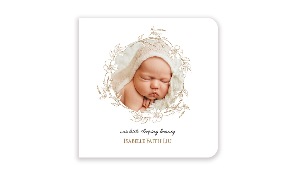 Sleeping Baby Spreads Front